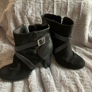 Christian Siriano Black Booties